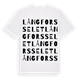 Långforsselet ordlek t-shirt