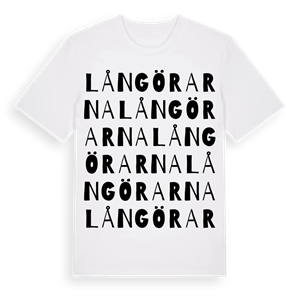 Långörarna ordlek t-shirt – ekologisk bomull t-shirt från Pinshirt