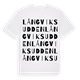 Långviksudden ordlek t-shirt