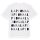Lapiomaa ordlek t-shirt