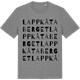 Mid Heather Gray t-shirt med Lappkåtaberget ordlek t-shirt