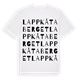 Lappkåtaberget ordlek t-shirt