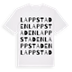 Lappstaden ordlek t-shirt