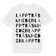 Lappträskheden ordlek t-shirt