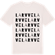 Vintage White t-shirt med Larvve ordlek t-shirt