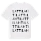 White t-shirt med Lattilahti ordlek t-shirt