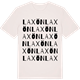 Vintage White t-shirt med Laxön ordlek t-shirt