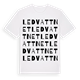 Ledvattnet ordlek t-shirt