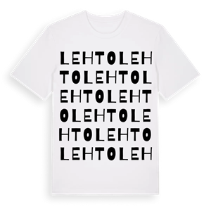 Lehto ordlek t-shirt – ekologisk bomull t-shirt från Pinshirt