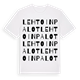 White t-shirt med Lehtoinpalot ordlek t-shirt
