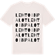 Vintage White t-shirt med Lehtoinpalot ordlek t-shirt