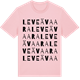 Pink Cotton t-shirt med Leveävaara ordlek t-shirt