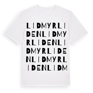 Lidmyrliden ordlek t-shirt – ekologisk bomull t-shirt från Pinshirt