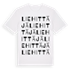 Liehittäjä ordlek t-shirt