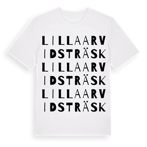 Lilla Arvidsträsk ordlek t-shirt – ekologisk bomull t-shirt från Pinshirt