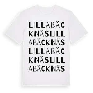 Lilla Bäcknäs ordlek t-shirt – ekologisk bomull t-shirt från Pinshirt