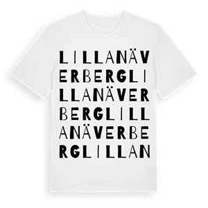 Lilla Näverberg ordlek t-shirt – ekologisk bomull t-shirt från Pinshirt