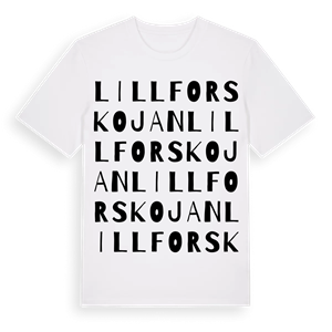 Lillforskojan ordlek t-shirt – ekologisk bomull t-shirt från Pinshirt