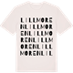 Vintage White t-shirt med Lillmoren ordlek t-shirt