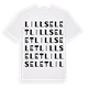 Lillselet ordlek t-shirt