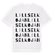 Lillselkojan ordlek t-shirt