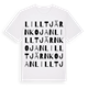 Lilltjärnkojan ordlek t-shirt