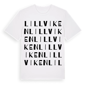 Lillviken ordlek t-shirt – ekologisk bomull t-shirt från Pinshirt