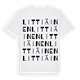 White t-shirt med Littiäinen ordlek t-shirt