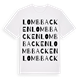 Lombbacken ordlek t-shirt