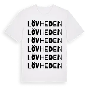 Lövheden ordlek t-shirt – ekologisk bomull t-shirt från Pinshirt