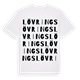 Lövrings ordlek t-shirt