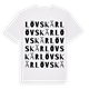 Lövskär ordlek t-shirt