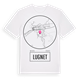 White t-shirt med Lugnet t-shirt