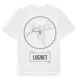 White t-shirt med Lugnet t-shirt