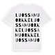 Luossamuorkke ordlek t-shirt