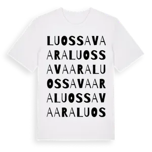 Luossavaara ordlek t-shirt – ekologisk bomull t-shirt från Pinshirt