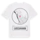 White t-shirt med Luossavaara t-shirt