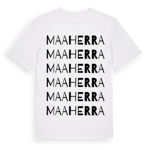 Maaherra ordlek t-shirt – ekologisk bomull t-shirt från Pinshirt