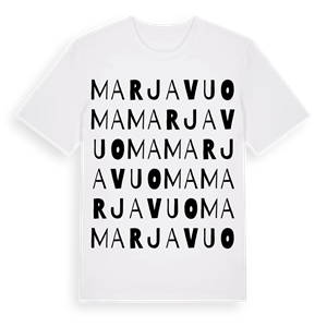 Marjavuoma ordlek t-shirt – ekologisk bomull t-shirt från Pinshirt