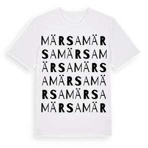 Märsa ordlek t-shirt – ekologisk bomull t-shirt från Pinshirt