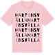 Pink Cotton t-shirt med Martins välla ordlek t-shirt