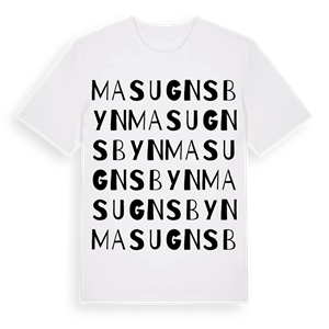 Masugnsbyn ordlek t-shirt – ekologisk bomull t-shirt från Pinshirt