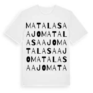 Matalasaajo ordlek t-shirt – ekologisk bomull t-shirt från Pinshirt