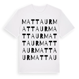 Mattaur ordlek t-shirt – ekologisk bomull t-shirt från Pinshirt