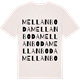 Vintage White t-shirt med Mellanboda ordlek t-shirt