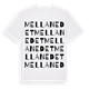 Mellanedet ordlek t-shirt