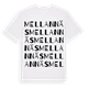 Mellannäs ordlek t-shirt