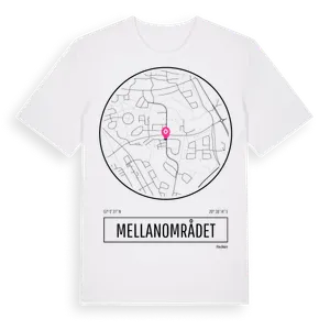 Mellanområdet t-shirt – ekologisk bomull t-shirt från Pinshirt