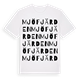 Mjöfjärden ordlek t-shirt