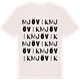 Vintage White t-shirt med Mjövik ordlek t-shirt